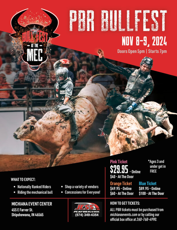 Blue Gate PBR Bullfest - East Region Tourism IN Indiana